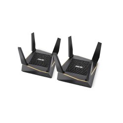 ASUS AiMesh AX6100 wireless router Gigabit Ethernet Tri-band (2.4 GHz / 5 GHz / 5 GHz) Black ( 90IG04P0-MO3020 )