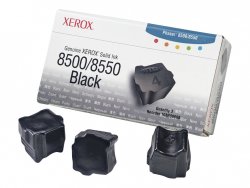 Xerox 108R00668 - 3x feste Tinte schwarz - für Phaser 8500DN, 8500N, 8550DP, 8550DT, 8550DX
