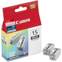 Canon BCI-15 - 8190A002 - 2x Tinte schwarz - für i70, 80; PIXMA iP90, iP90v