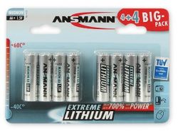 Ansmann 4+4 Lithium AA Single-use battery ( 1512-0012 )