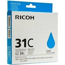 Ricoh GC - Cyan -  - Tintenpatrone - für Ricoh Aficio GX e3300N, Aficio GX e3350N ( 405689 )