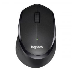 Logitech B330 Silent Plus - Maus - optisch - 3 Tasten - kabellos - 2.4 GHz - kabelloser Empfänger (USB) ( 910-004913 )